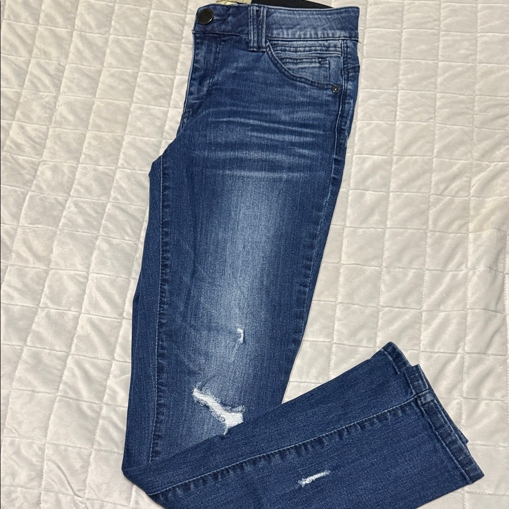 Democracy Women's Skinny Jeans - Dark Blue